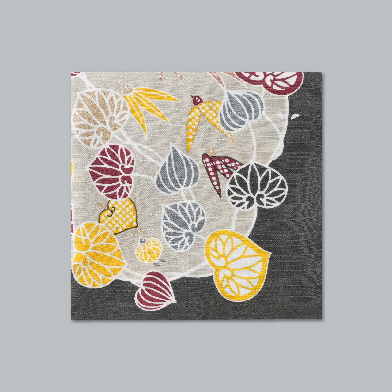 Furoshiki | Mitate Aoi Sencho Gray | 100% cotton, 70cm, Made in Japan | Mashu KYOTO