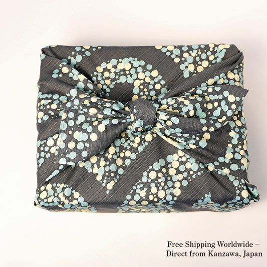 風呂敷|唐草 灰|綿100%・70cm・日本製|mashu KYOTO