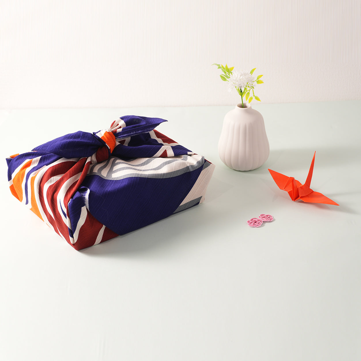 Furoshiki (tissu d'emballage) | Marine Marunoshi | 100% coton, 70 cm, fabriqué au Japon | Mashu KYOTO