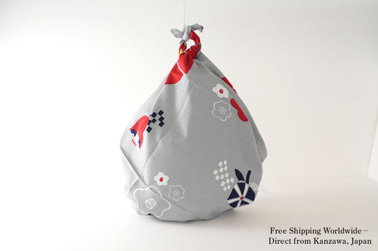 風呂敷|椿 赤|綿100%・90cm・日本製|mashu KYOTO