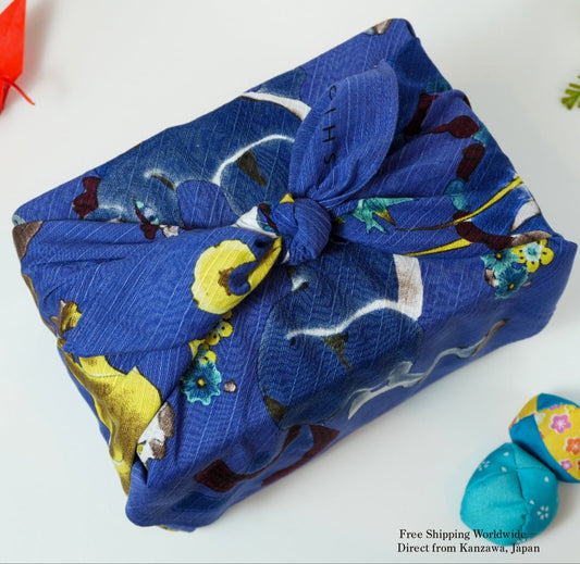 Furoshiki | Zodiaque | 100% coton, 70 cm, fabriqué au Japon | KASHIKO