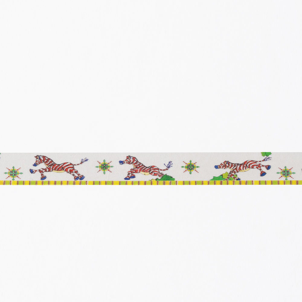 Masking Tape “Zebra”|Designed by Kutani Ware Artist|KASHIKO Original|Made in Japan