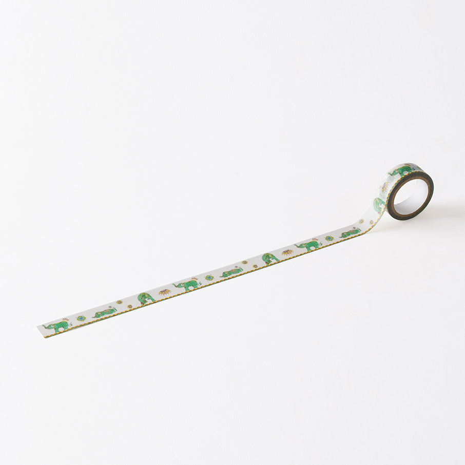 Masking Tape “Sacred Elephant”|Designed by Kutani Ware Artist|KASHIKO Original|Made in Japan