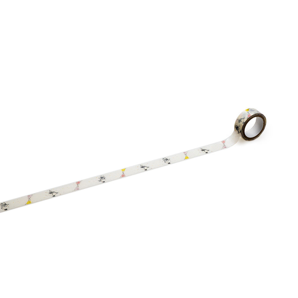 Christmas Limited Edition Artist Gift Set | Wisteria and Swallow Notebook, Flower-Stuffed Maneki Neko Furoshiki Wrapping Cloth, Gold Leaf Bookmark (Kawada Satomi)