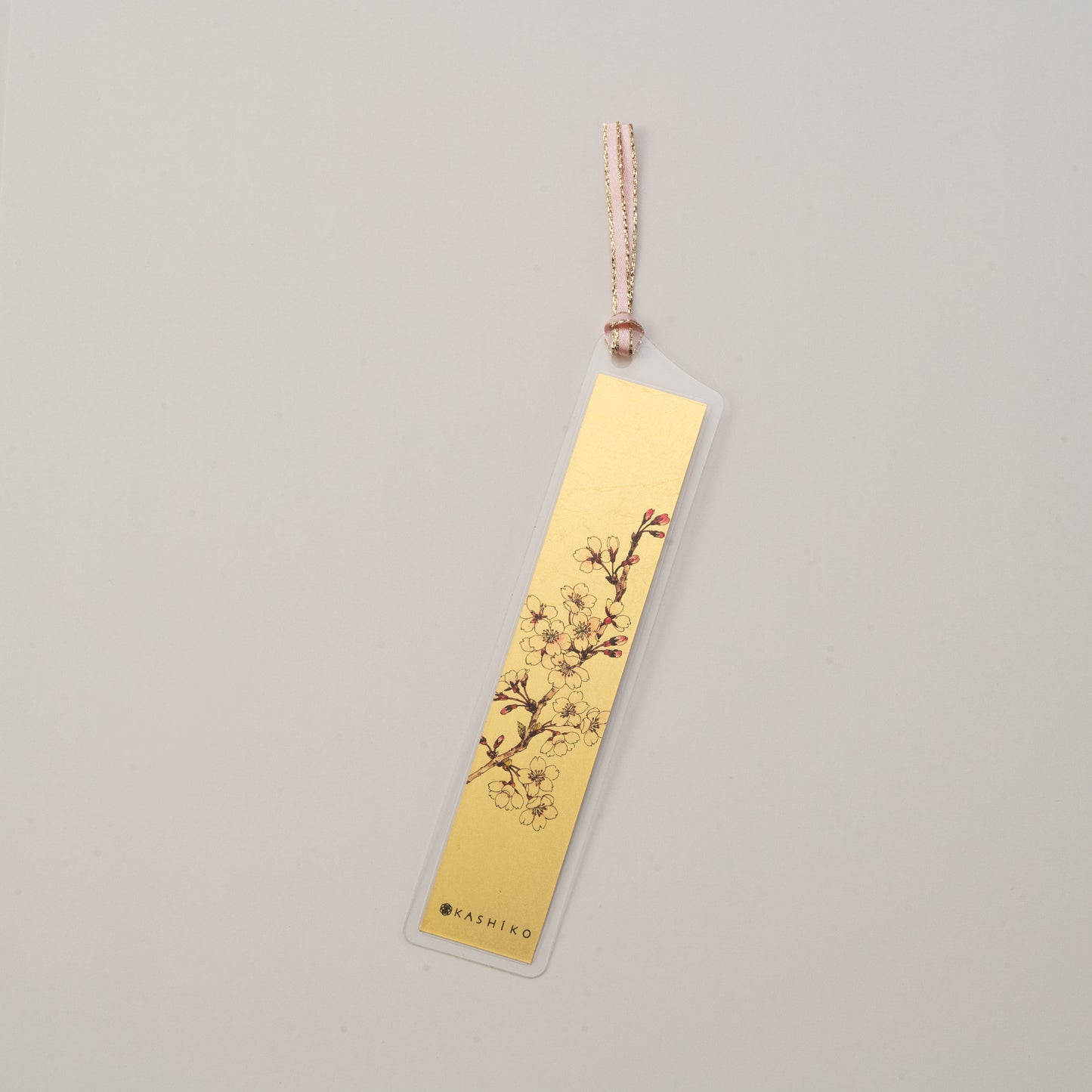 "GOLD SHIORI〈桜〉|金沢箔しおり・九谷焼作家デザイン・日本製 "
