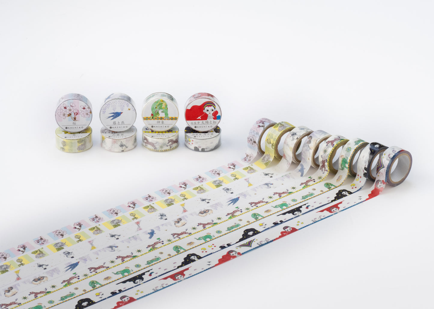 Masking Tape “Chrysanthemum”|Designed by Kutani Ware Artist|KASHIKO Original|Made in Japan