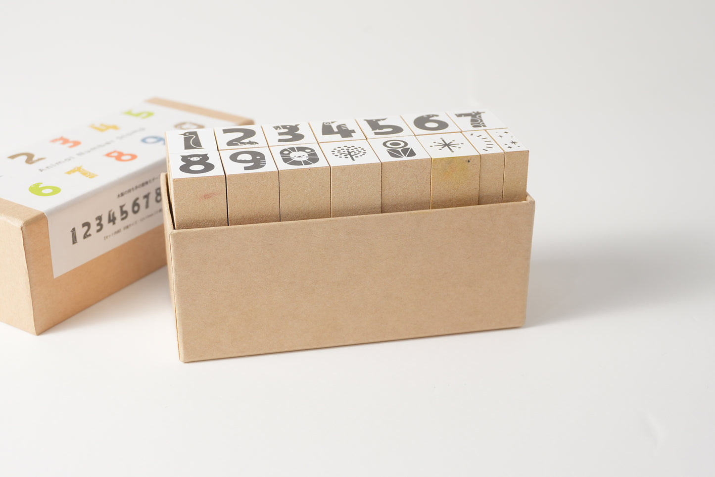 Animal Number Stamps