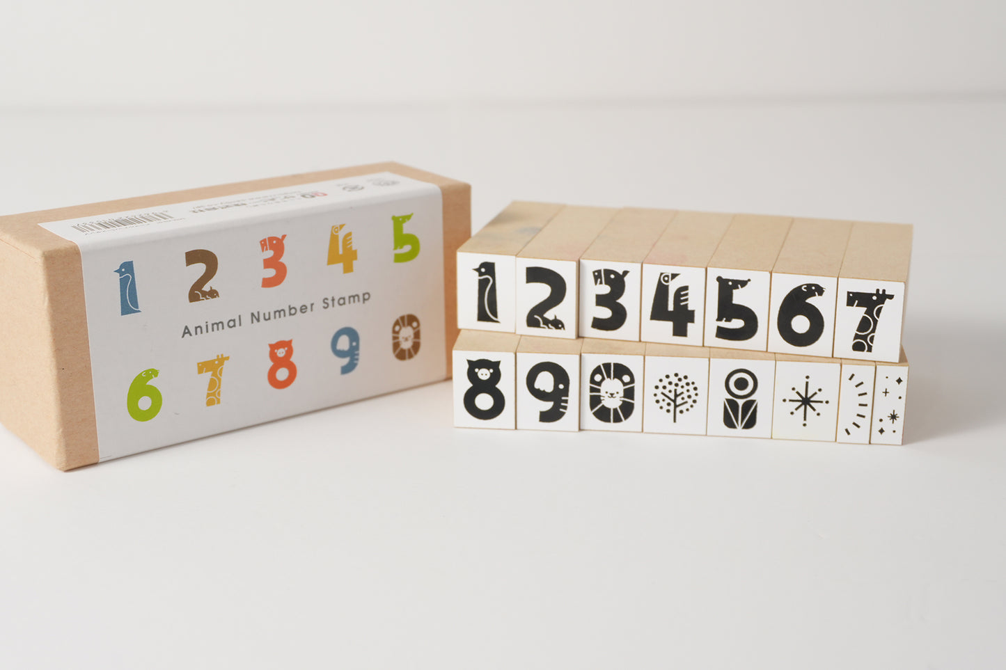 Animal Number Stamps