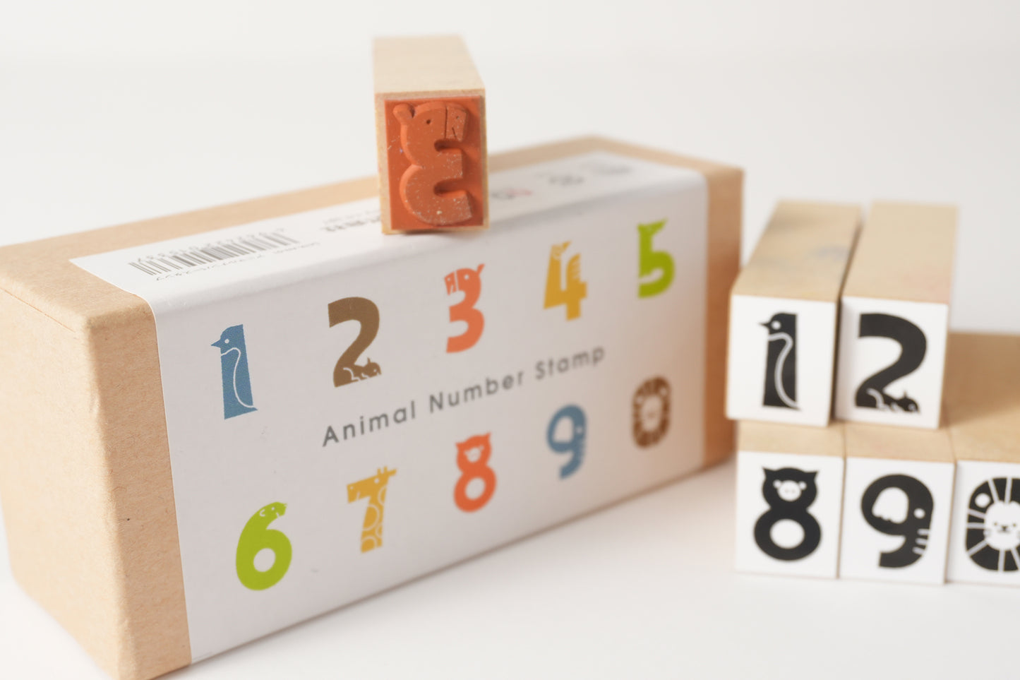 Animal Number Stamps