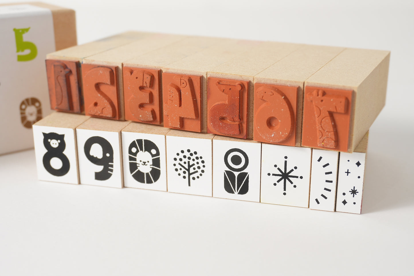 Animal Number Stamps