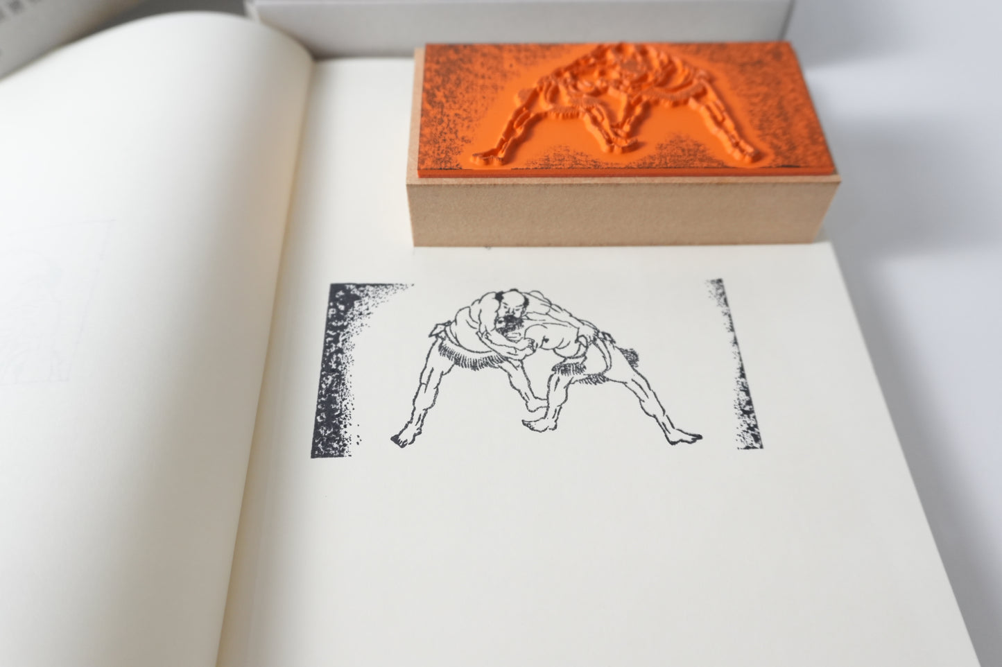 Stamp HOOKUSAI Sumo