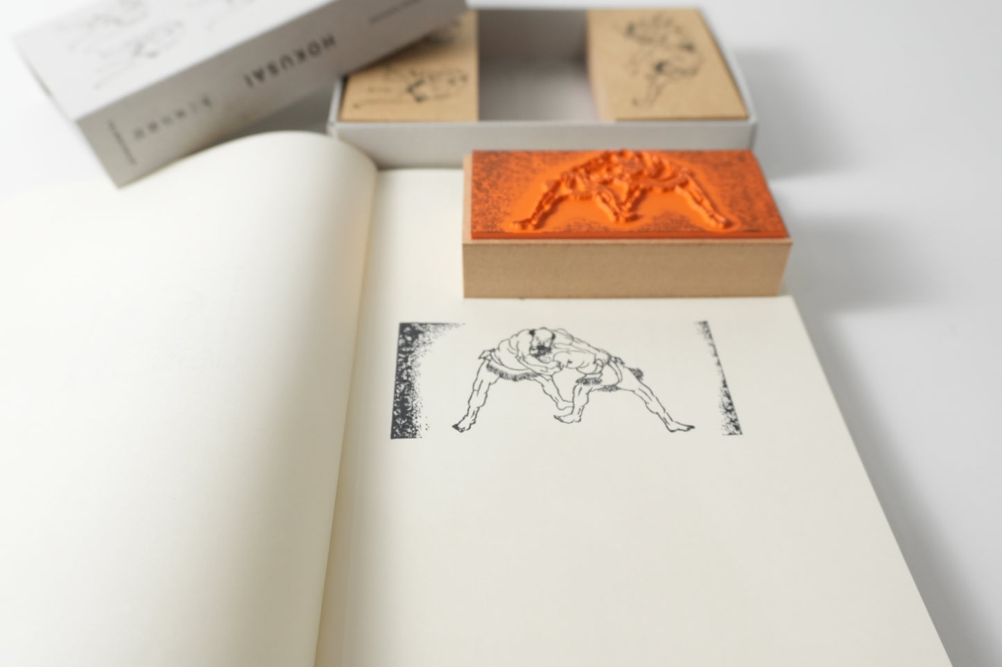 Stamp HOOKUSAI Sumo