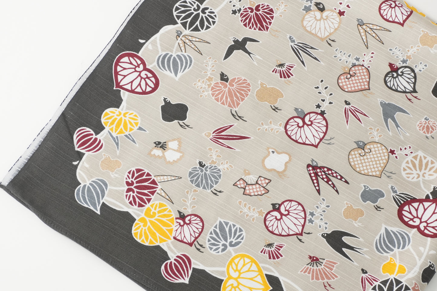 Furoshiki | Mitate Aoi Sencho Gray | 100% cotton, 70cm, Made in Japan | Mashu KYOTO