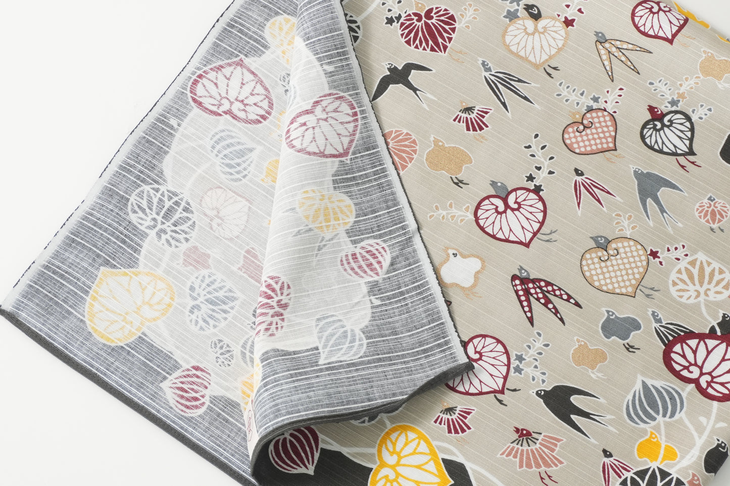 Furoshiki | Mitate Aoi Sencho Gray | 100% cotton, 70cm, Made in Japan | Mashu KYOTO