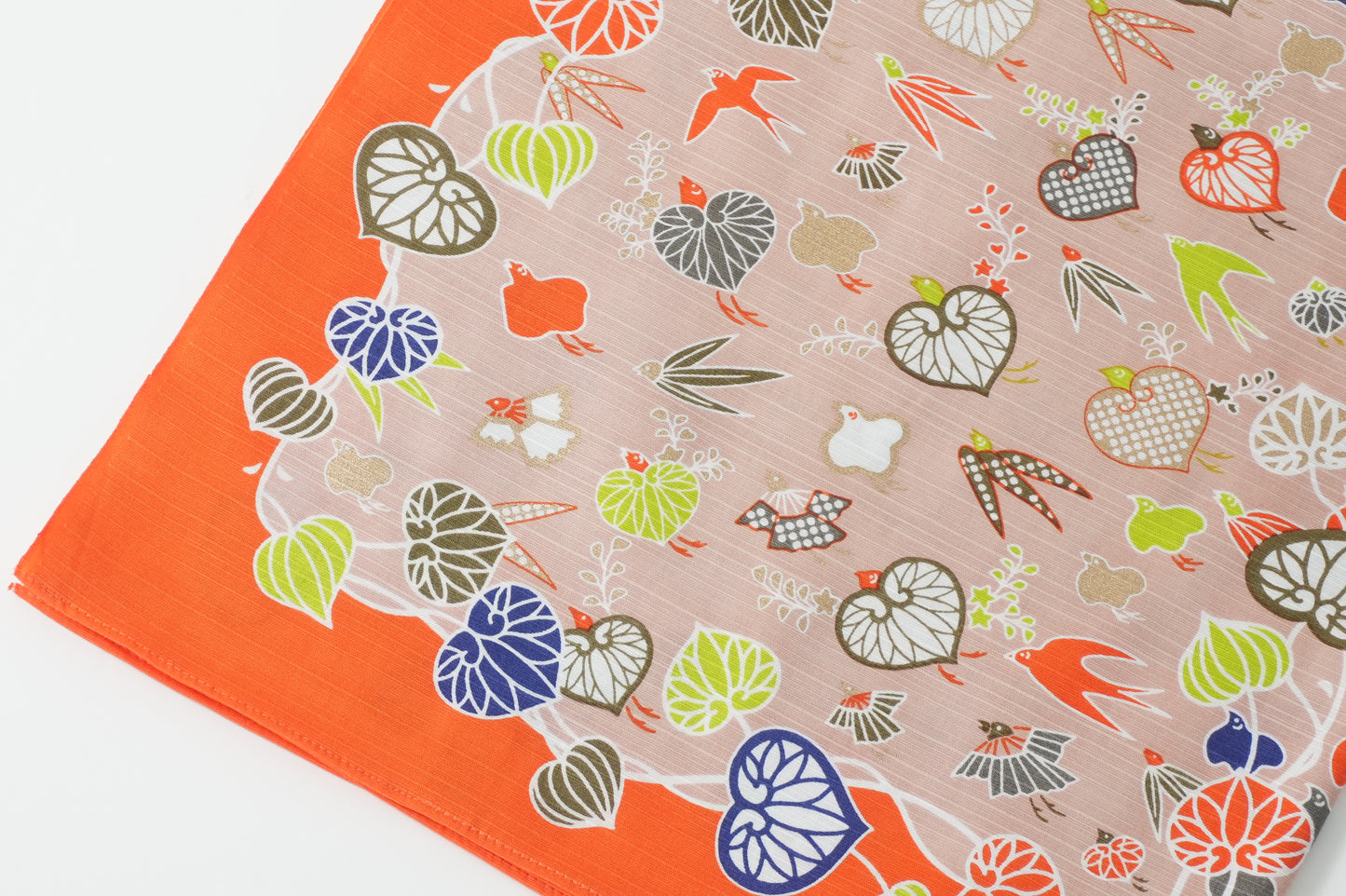 Furoshiki | Mitate Aoi Sencho Pink | 100% cotton, 70cm, Made in Japan | Mashu KYOTO