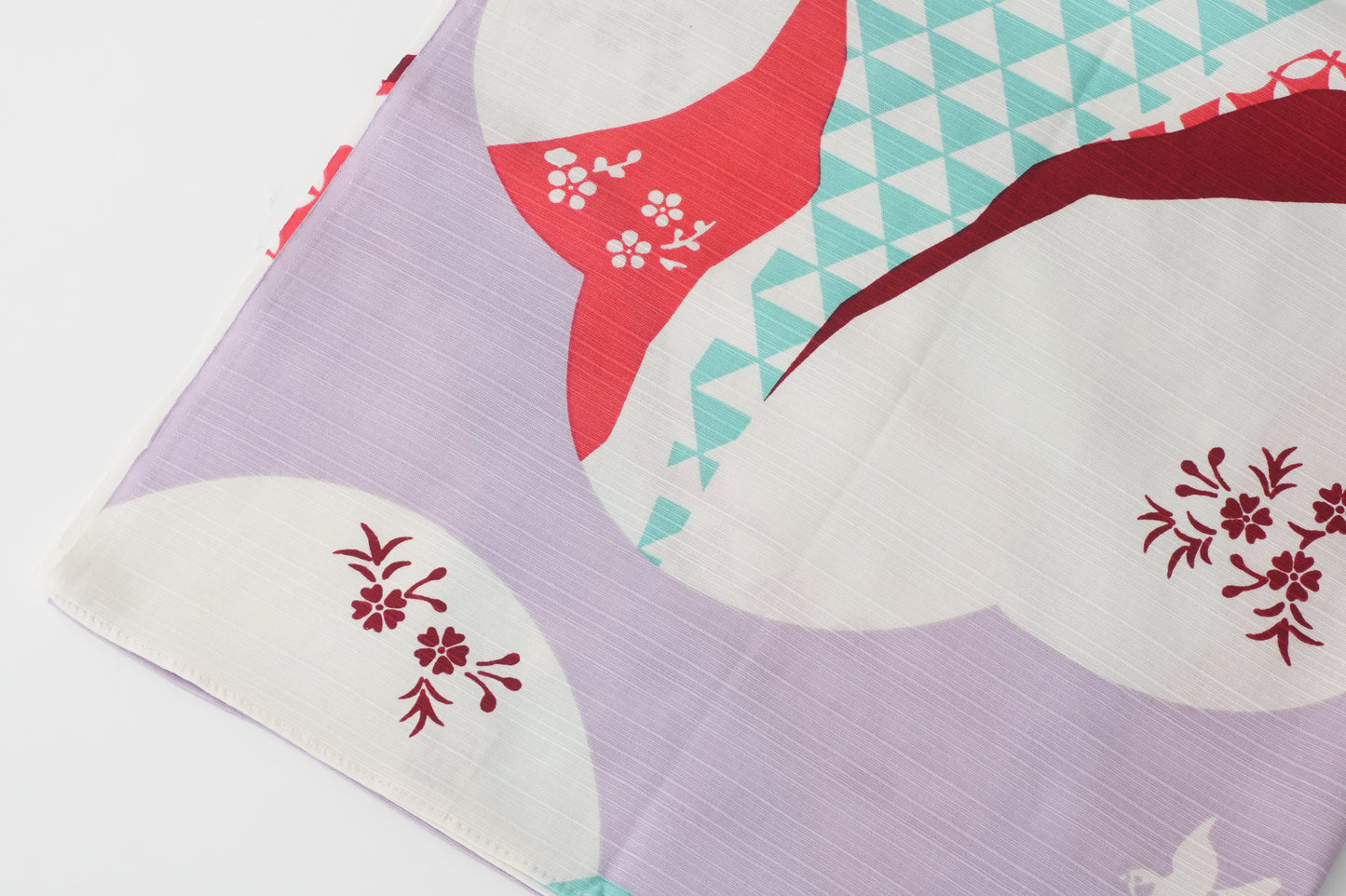 Furoshiki | Ume Docho Rose | 100% coton, 70 cm, fabriqué au Japon | Mashu KYOTO