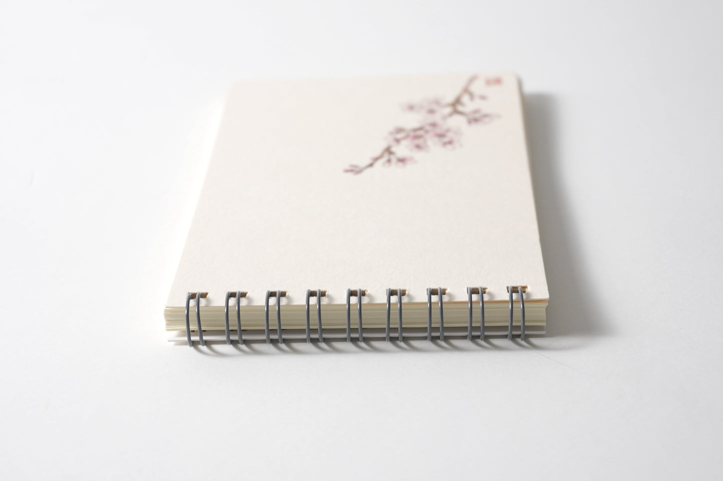 Ring Notebook “Sakura” | Kutani Porcelain Painting by Yukika Shibata | Japanese Stationery