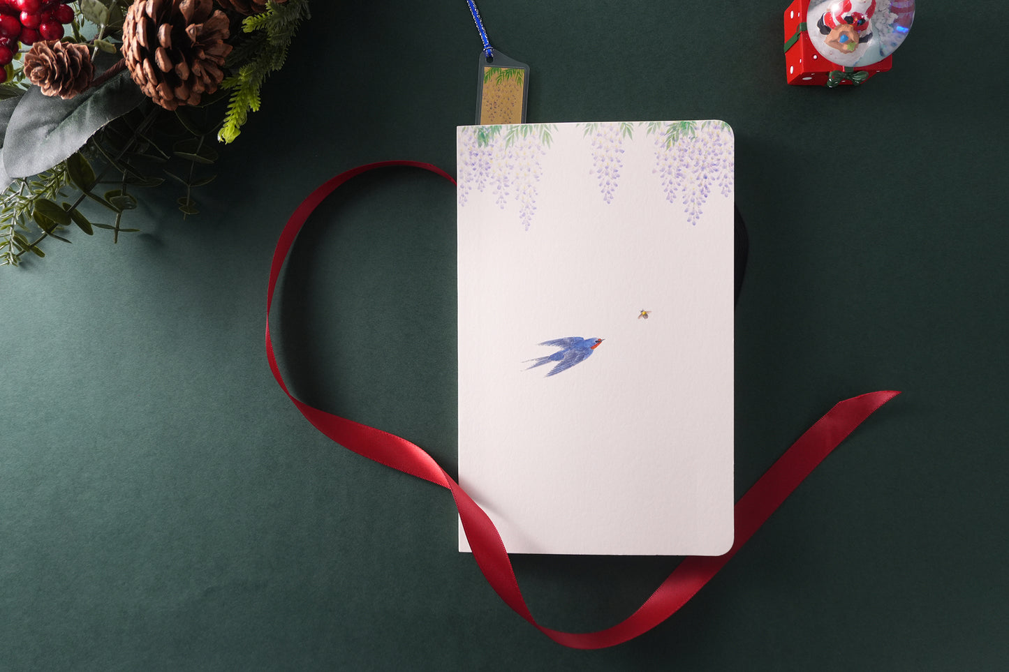 Artist Notebook + Gold Leaf Bookmark Set | Kutani Ware Artist Satomi Kawada