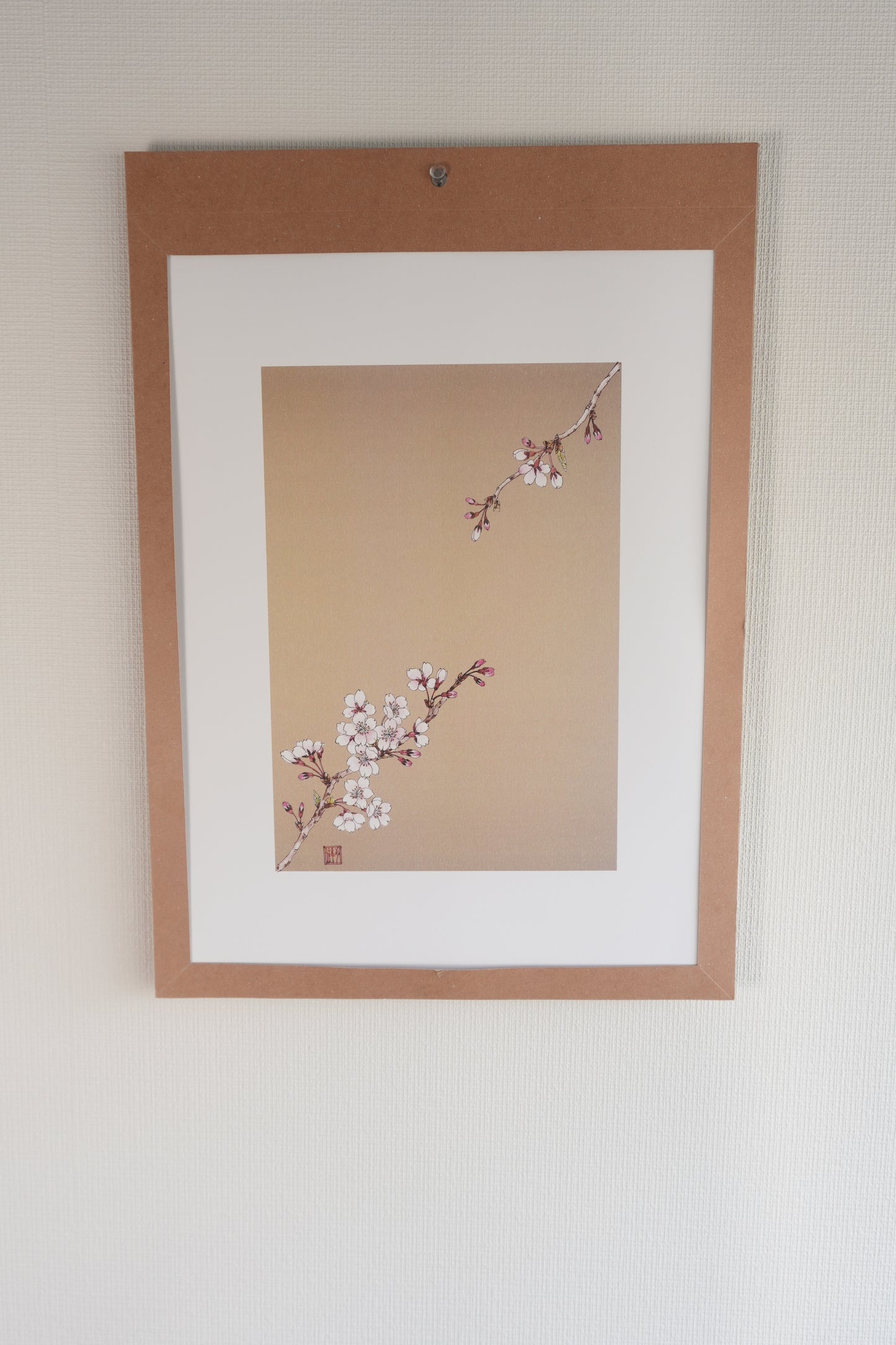 Art Panel SAKURA(桜)作:柴田有希佳|届いたその日から飾れる