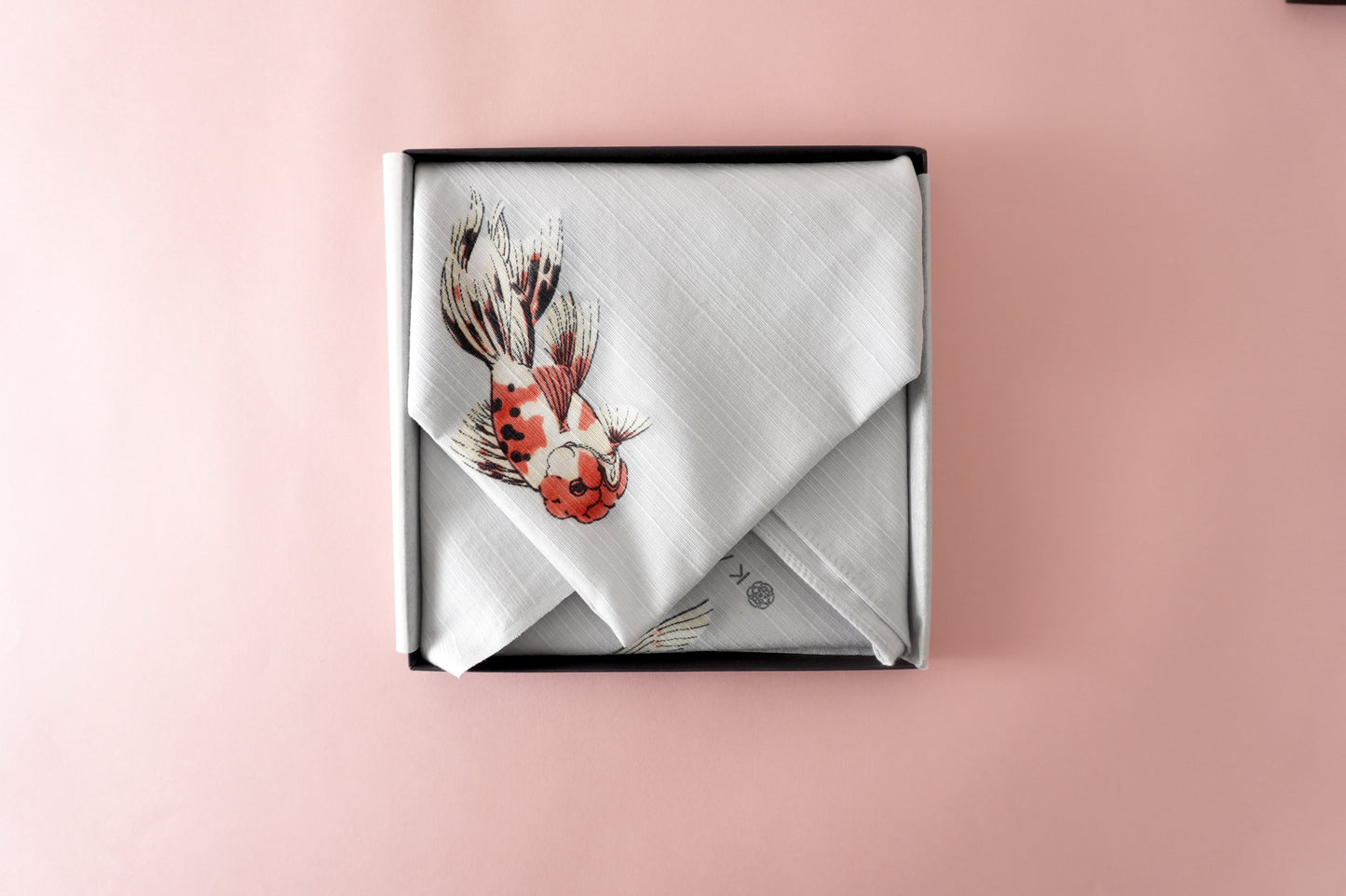 Furoshiki (Wrapping Cloth) | Flower and Bird Design, Red | 100% Cotton, 70cm, Made in Japan | Mashu KYOTO