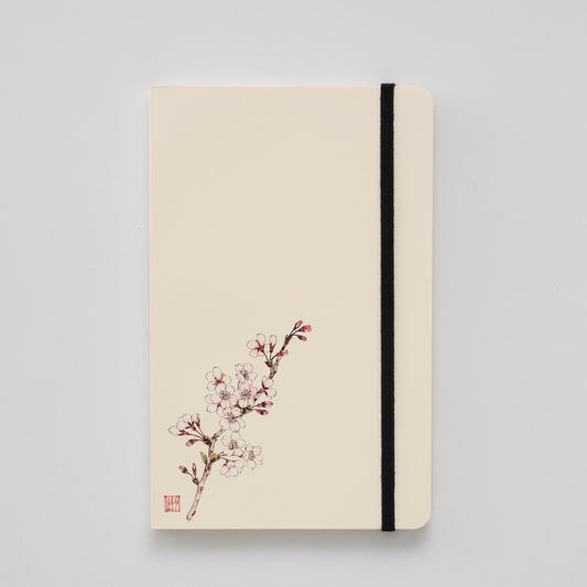 Carnet d'artiste Sakura|Carnet de notes en céramique Kutani, design d'artiste, uni, fabriqué au Japon