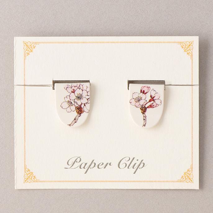 Set of 10 3D Paper Clip Sakura