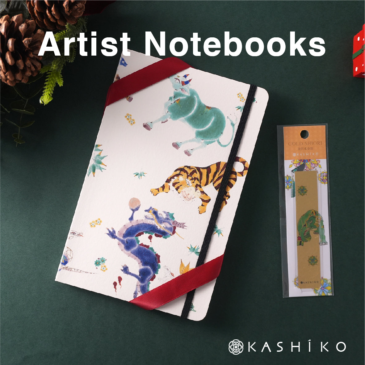 Artist Notebook & Gold Leaf