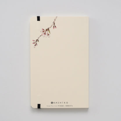 Artist Notebook + Gold Leaf Bookmark Set | Kutani Ware Artist Yukika Shibata