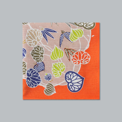 Furoshiki | Mitate Aoi Sencho Pink | 100% cotton, 70cm, Made in Japan | Mashu KYOTO