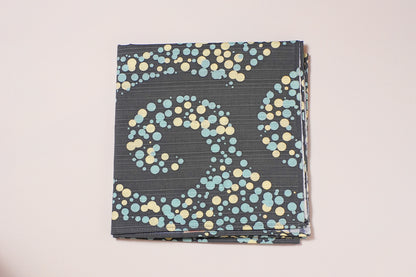 Furoshiki | Arabesque, Gris | 100% coton, 70 cm, fabriqué au Japon | Mashu KYOTO