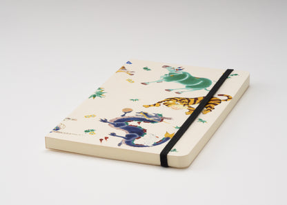 Artist Notebook + Gold Leaf Bookmark Set | Kutani Ware Artist Yasushi Yamachika