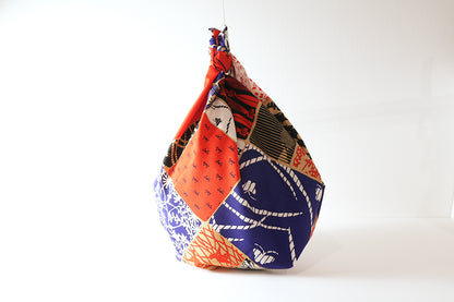 Japanese Furoshiki Wrap – Wagara Checkered Pattern | Hand-Dyed in Kyoto | Sustainable Cotton Gift Wrap 