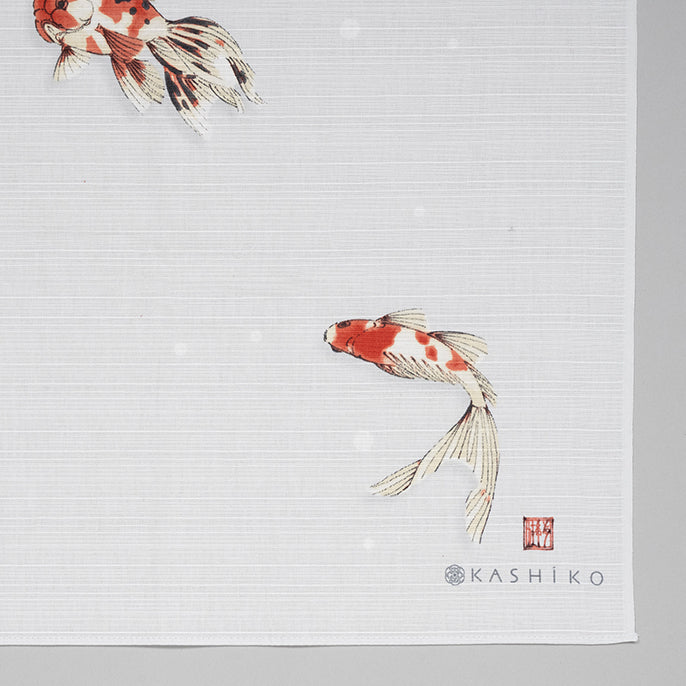 Christmas Limited Edition Artist Gift Set | Sakura Notebook, Goldfish Furoshiki Wrapping Cloth, Gold Leaf Bookmark (Yukika Shibata)