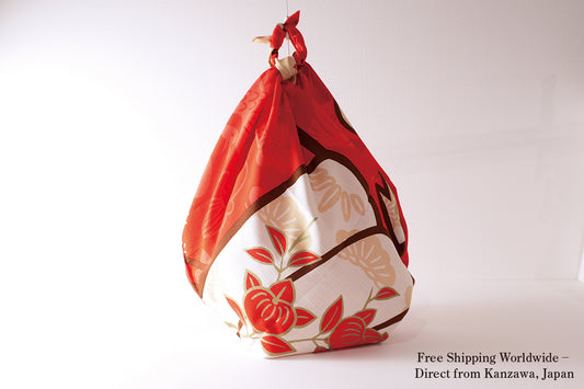 風呂敷｜宝船 赤｜綿100％・90cm・日本製｜mashu KYOTO