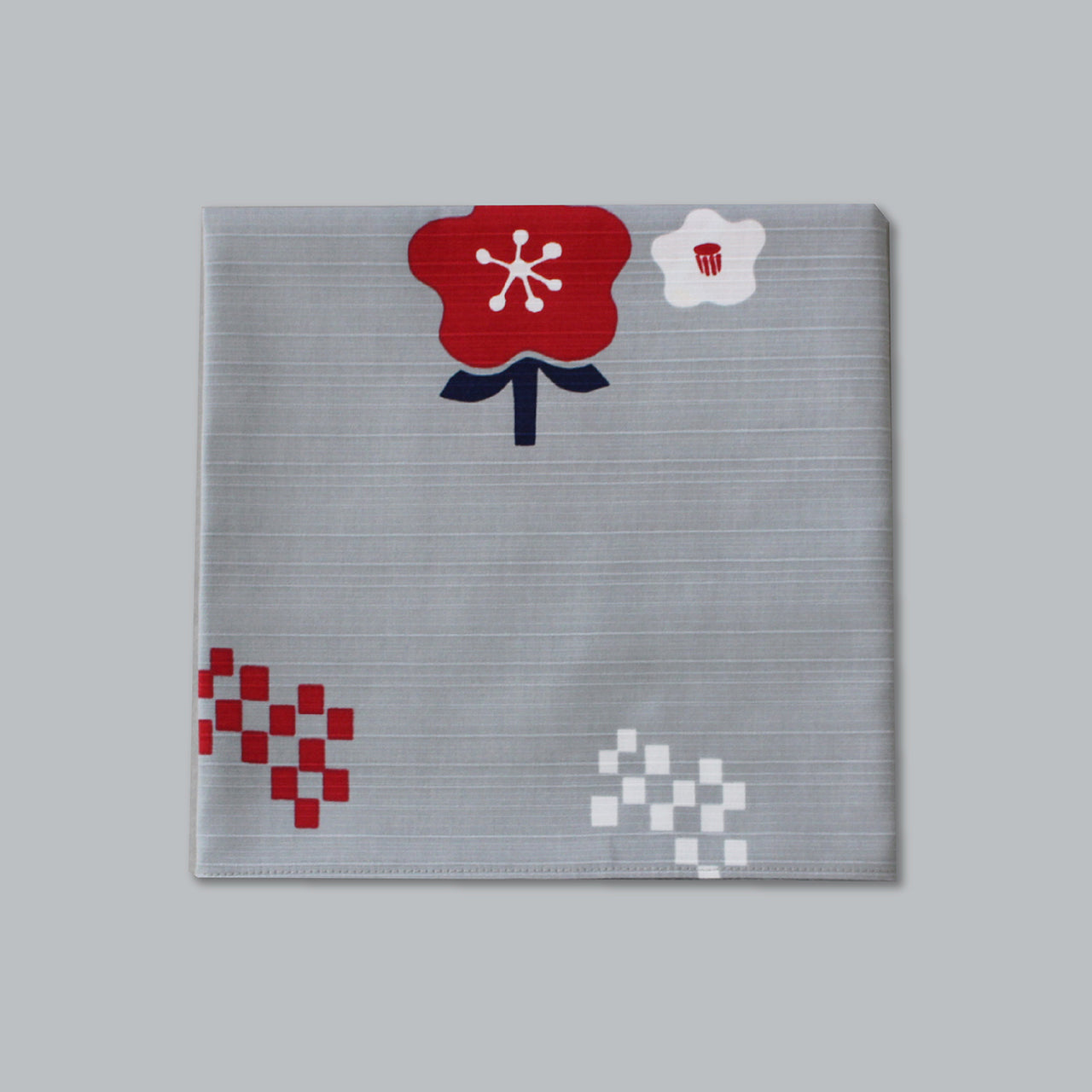 Furoshiki (wrapping cloth) | Camellia Red | 100% Cotton, 90cm, Made in Japan | mashu KYOTO