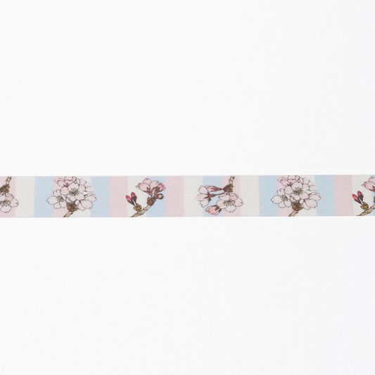Ruban de masquage <Sakura> | Conception d'artiste Kutani ware, KASHIKO original, fabriqué au Japon