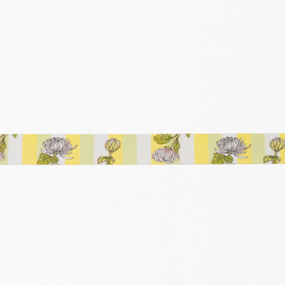Masking Tape “Chrysanthemum”｜Designed by Kutani Ware Artist｜KASHIKO Original｜Made in Japan