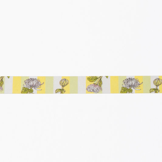 Ruban de masquage Chrysanthème | Création artistique en céramique Kutani | Original KASHIKO | Fabriqué au Japon
