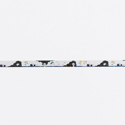 Masking Tape “Moon and Stars”｜Designed by Kutani Ware Artist｜KASHIKO Original｜Made in Japan