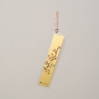 "GOLD SHIORI〈桜〉｜金沢箔しおり・九谷焼作家デザイン・日本製  "