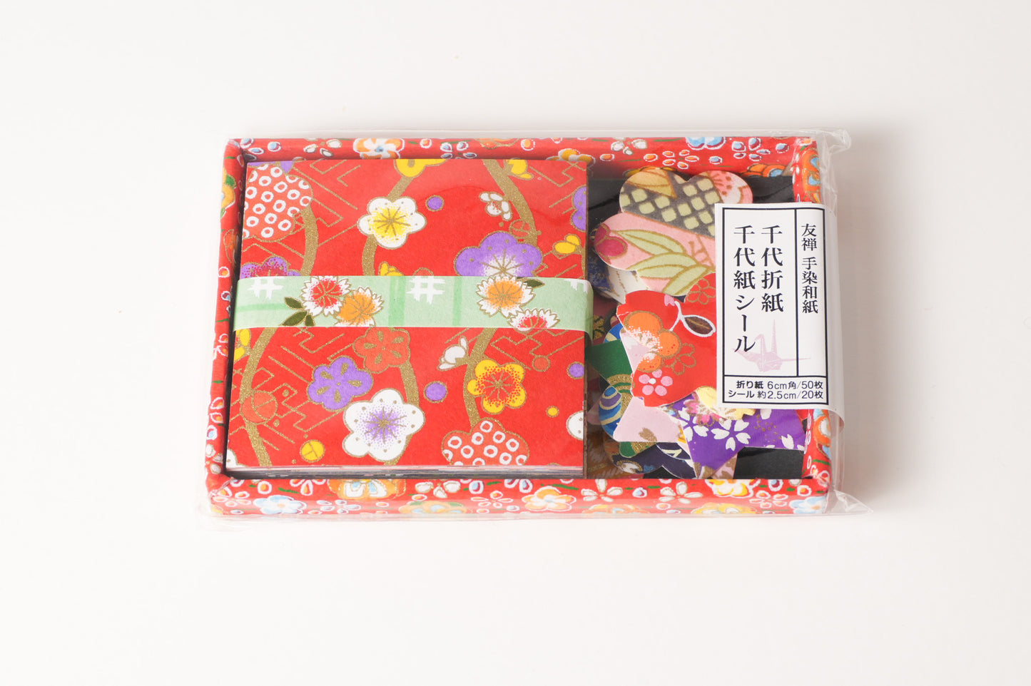 Chiyogami Origami/Sticker Set