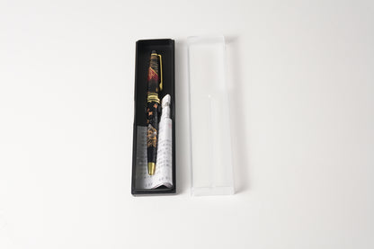 Urushi lacquer ballpoint pen / Red Fuji