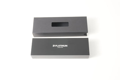 Lacquer-ware ballpoint pen (black/red) and mechanical pencil Red FujiMade in Japan, platinum