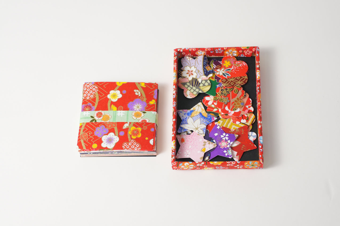 Chiyogami Origami/Sticker Set