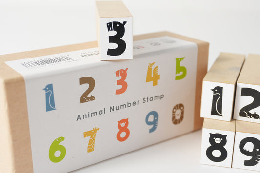 Tampons chiffres animaux