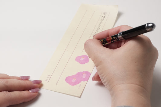 Stylo multifonction laqué / Mont Fuji rouge — Fabriqué par PLATINUM (Japon)