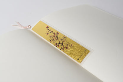 Artist Notebook + Gold Leaf Bookmark Set | Kutani Ware Artist Yukika Shibata