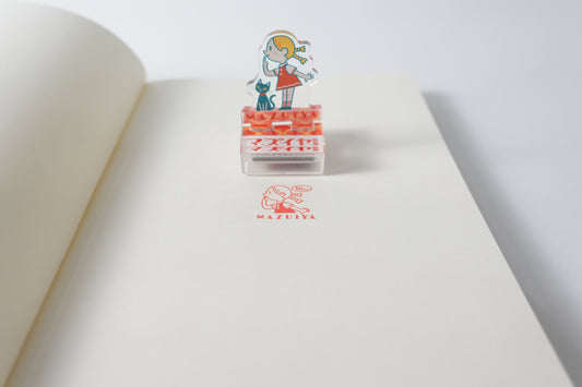 アクリルポンポンスタンプ　マズイヤ製菓