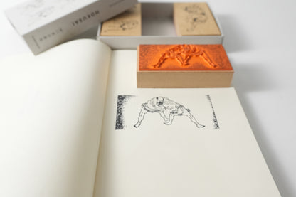 Stamp HOOKUSAI Sumo