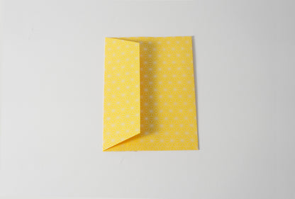 グリーティングカード　吉祥花伝KYOTO 京玩具尽くし 青